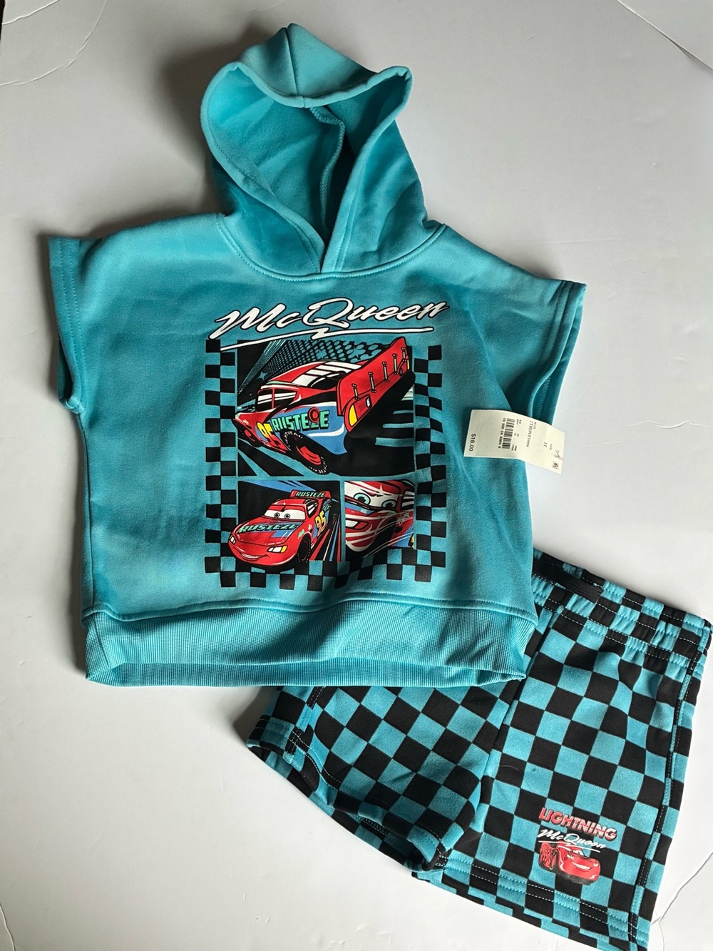 Disney Pixar Cars Lightning McQueen 2pc Set 3T NWT